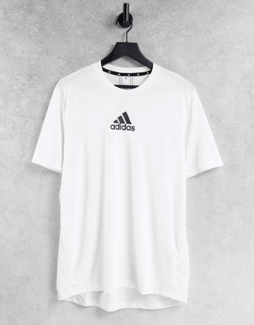 Camisetas cheap adidas blancas