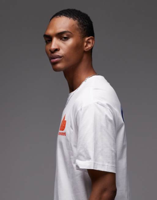 Camiseta blanca con logo estampado en la espalda Sporting de Element, 5 de 5