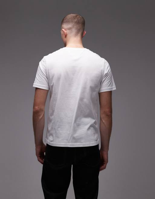 Camiseta blanca con logo grande arqueado "1985" de Tommy Hilfiger, 3 de 5