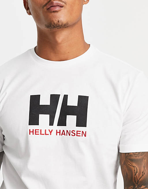 Camiseta blanca con logo HH de Helly Hansen