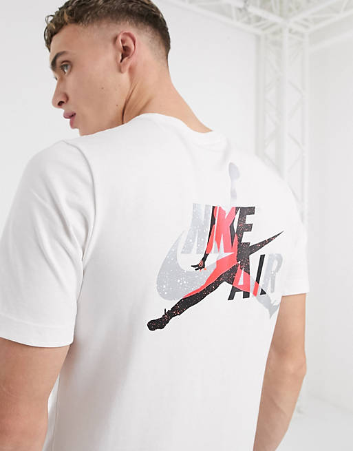negocio Ventilar Por el contrario Camiseta blanca con logo Jumpman Air de Nike Jordan | ASOS