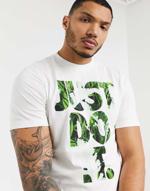 Camiseta blanca con logo Just Do It de Nike ASOS