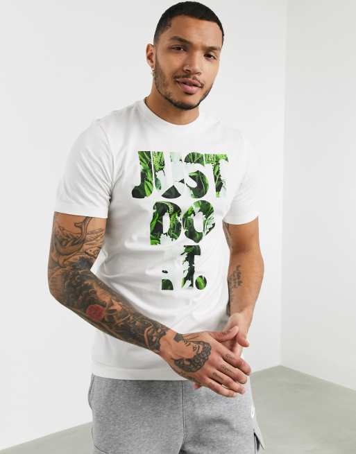 Camiseta blanca con logo Just Do It de Nike ASOS