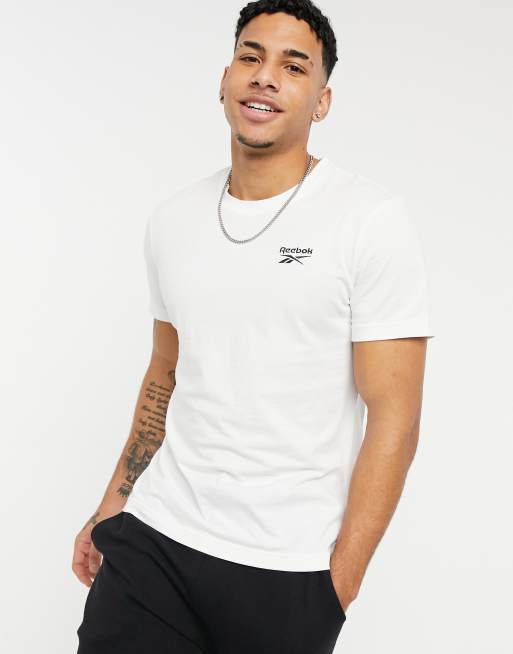 Camiseta blanca con logo peque o de Reebok Classics ASOS