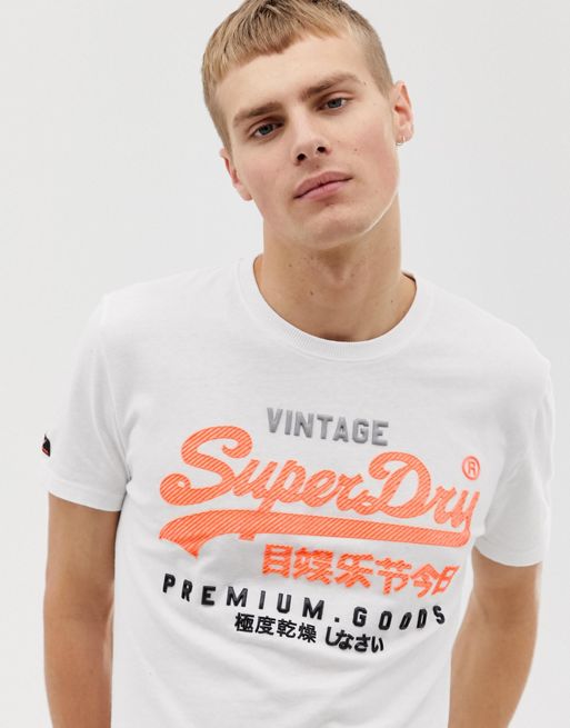 Camiseta Superdry Super Dry Graphic para hombre, gris, extragrande