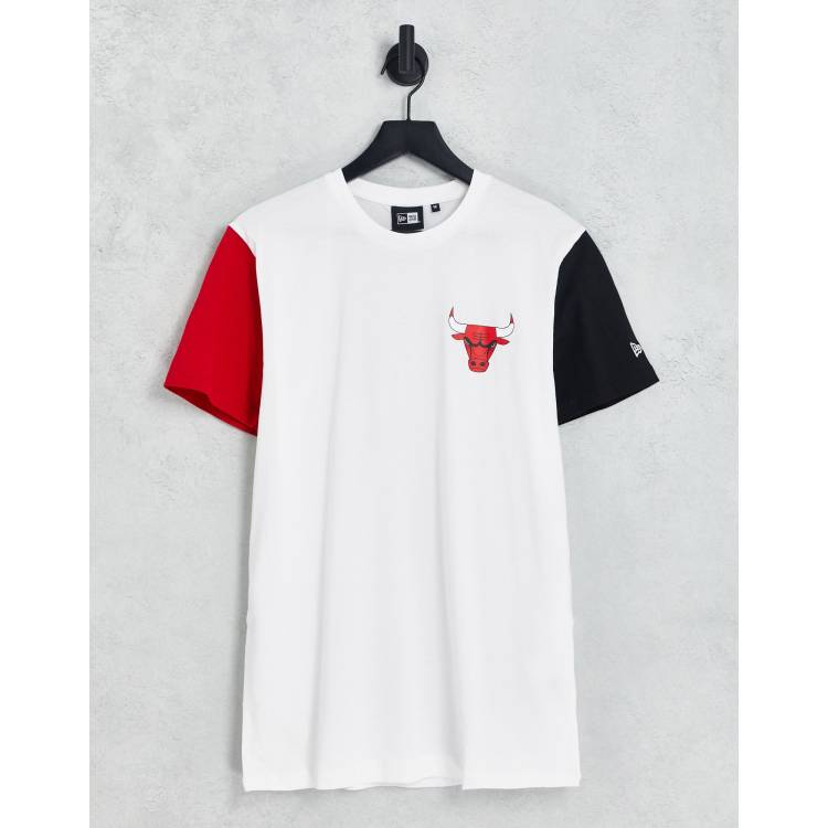 Camiseta Chicago Bulls NBA. Manga corta. Color negro New Era