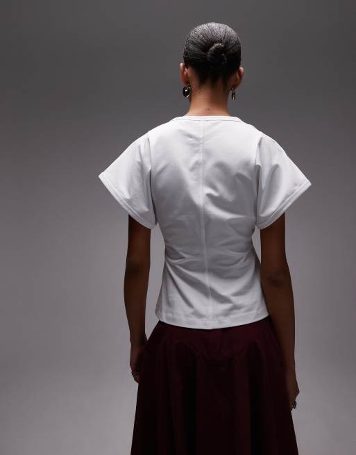 Camiseta blanca con mangas anchas de & Other Stories, 4 de 4