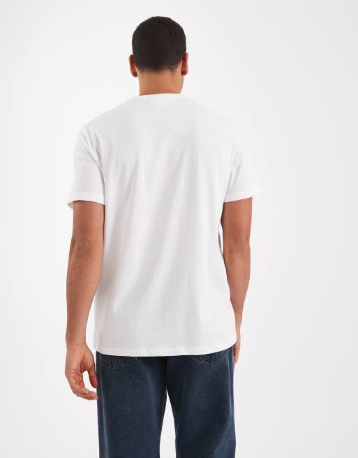 Camiseta blanca con parche del logo de Calvin Klein Jeans , 3 de 5