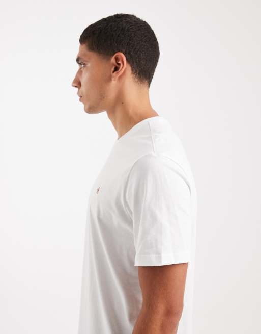 Camiseta blanca con parche del logo de Calvin Klein Jeans , 4 de 5
