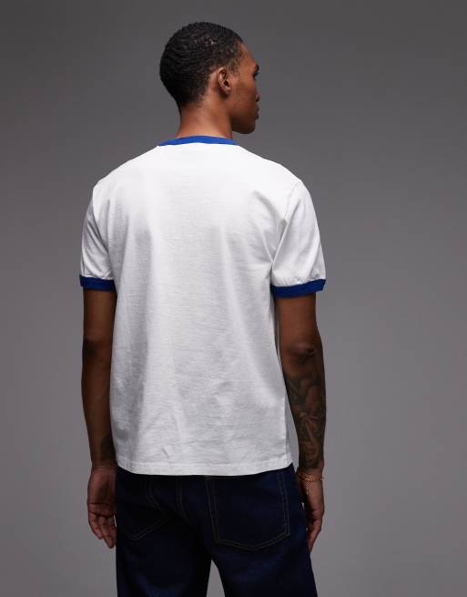 Camiseta blanca con ribetes y estampado de texto Connection de Carhartt WIP, 3 de 5
