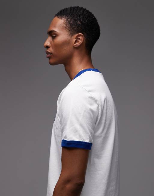 Camiseta blanca con ribetes y estampado de texto Connection de Carhartt WIP, 4 de 5