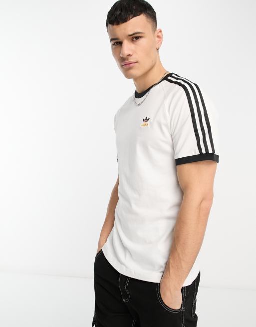 Camiseta blanca cheap adidas hombre