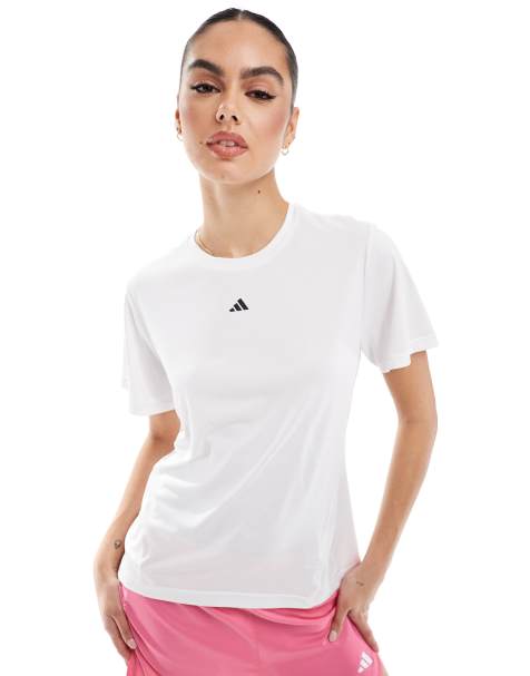 Camiseta blanca de adidas Training - view 1