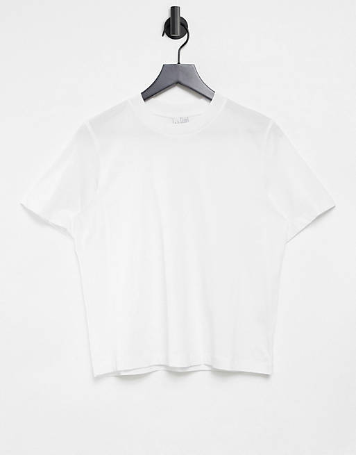 Camiseta blanca de algodón orgánico de & Other Stories