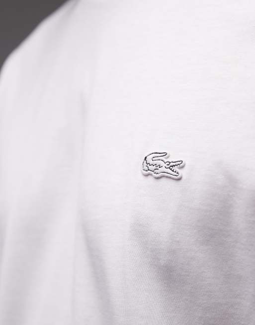 Camiseta blanca de corte cuadrado de Lacoste, 5 de 5