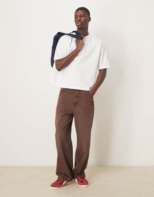 Camiseta blanca de corte cuadrado extragrande con estampado gráfico de fruta de ASOS DESIGN, 2 de 4