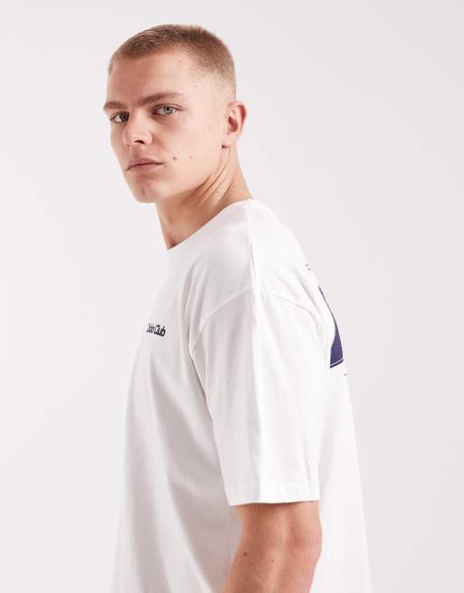 Camiseta blanca de corte cuadrado extragrande con estampado gráfico de texto de ASOS DESIGN  , 5 de 5