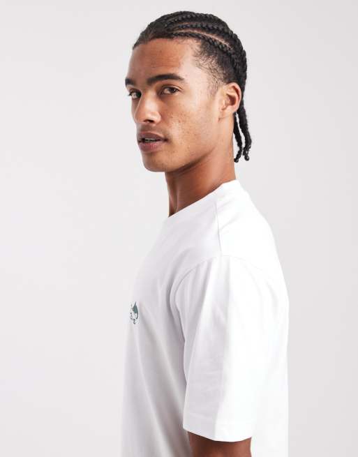 Camiseta blanca de corte estándar con estampado gráfico en la espalda de pesca de Parlez, 4 de 5