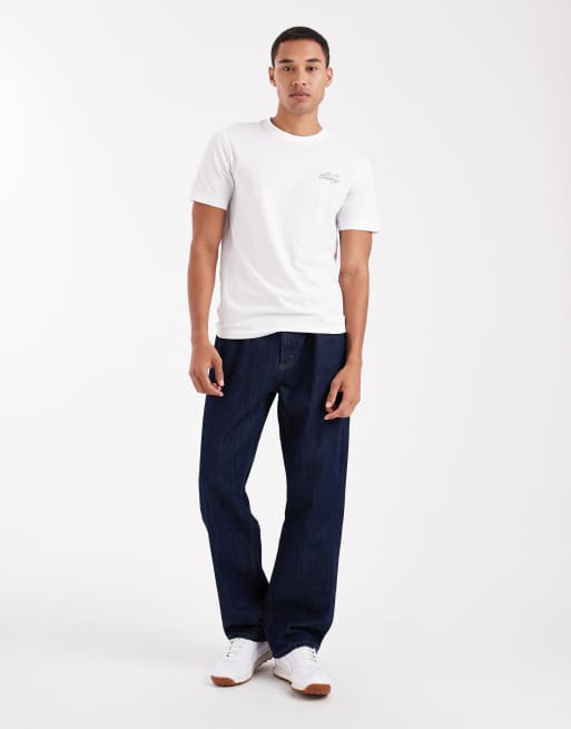 Camiseta blanca de corte estándar con estampado trasero de ONLY & SONS, 2 de 5