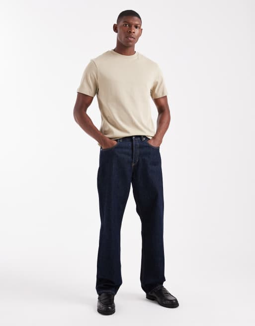 Camiseta blanca de corte estándar de tejido grueso de ASOS DESIGN, 2 de 5