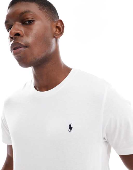 Camiseta blanca de estar por casa con logo de Polo Ralph Lauren ASOS