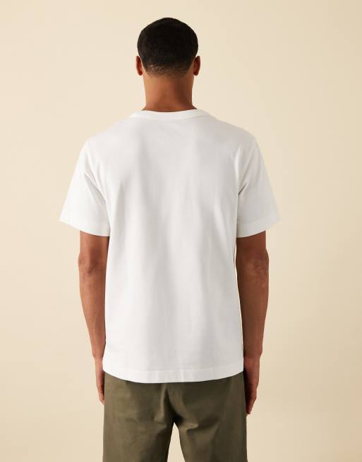 Camiseta blanca de estilo worker con bolsillo Casey Jones de Wrangler, 3 de 5