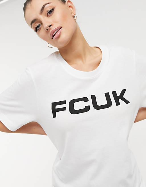 Camiseta blanca de FCUK