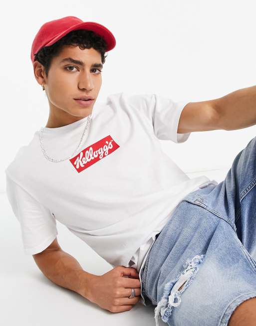 Camiseta blanca de Kellogg's de Only & Sons (parte de un conjunto) 
