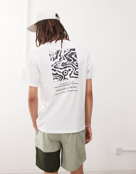 Camiseta blanca de manga corta con estampado gráfico Barton Springs de Columbia - view 1