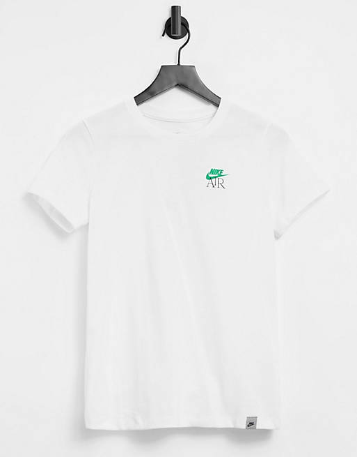 jardín cera papel Camiseta blanca de manga corta con estampado gráfico en la espalda de Nike  | ASOS