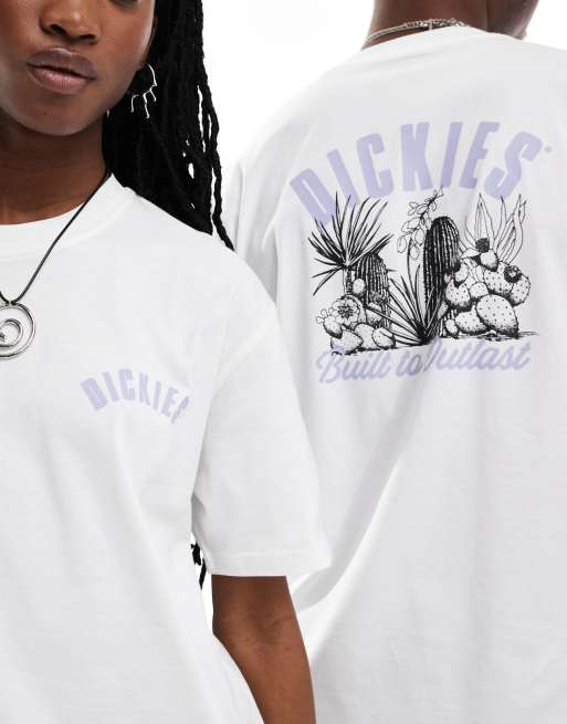 Camiseta blanca de manga corta con estampado trasero Dendron exclusiva en ASOS de Dickies, 2 de 4