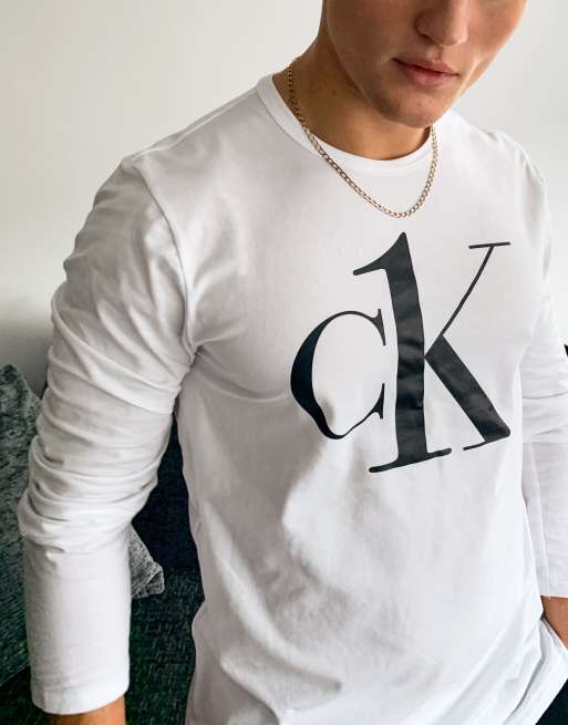 Camiseta manga discount larga calvin klein