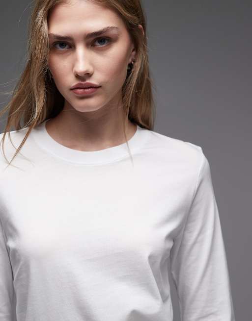 Camiseta blanca de manga larga de ARKET, 3 de 4