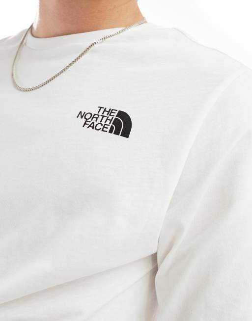 Camiseta blanca de manga larga Simple Dome de The North Face, 3 de 4