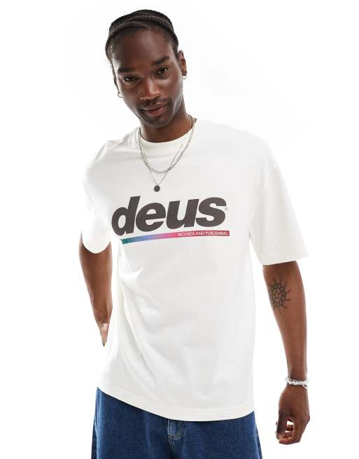 Camiseta blanca de tejido grueso Dig U de Deus Ex Machina , 4 de 4