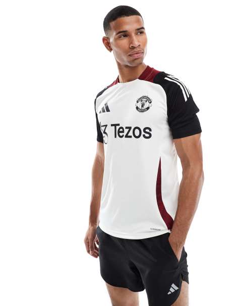 Camiseta blanca del Manchester United Tiro 24 de adidas Football - view 1
