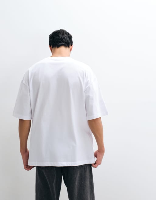 Camiseta blanca extragrande básica de ASOS DESIGN, 5 de 5