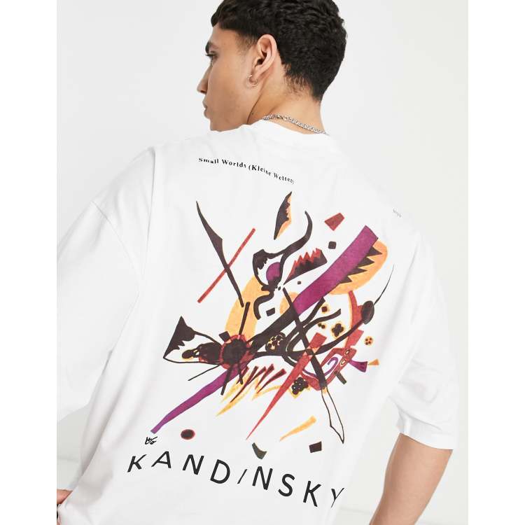 Camiseta extragrande con estampado de Kandinsky de DESIGN