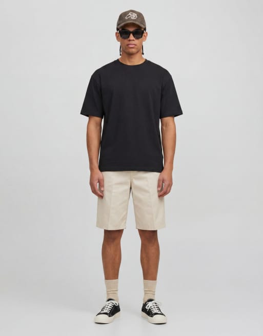 Camiseta blanca extragrande con estampado de Sicilia en la espalda de Jack & Jones, 4 de 5