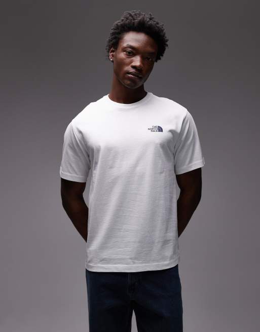 Camiseta blanca extragrande con estampado en la espalda Street Bear de The North Face, 3 de 5
