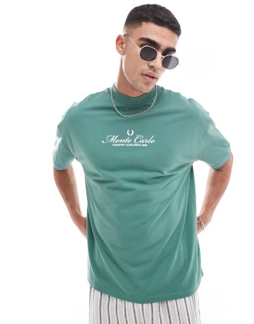 Camiseta blanca extragrande con estampado en la parte delantera de ASOS DESIGN