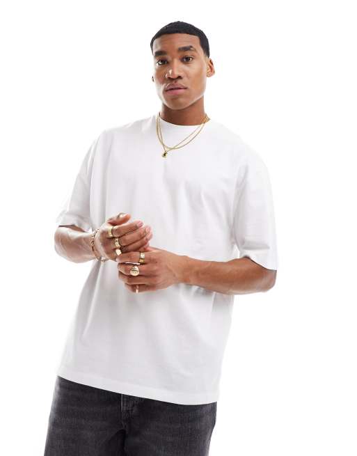 Camiseta blanca extragrande con estampado veraniego en la espalda de ASOS DESIGN, 4 de 4