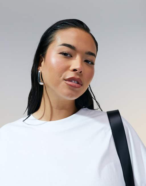 Camiseta blanca extragrande de ASOS DESIGN Curve, 4 de 4