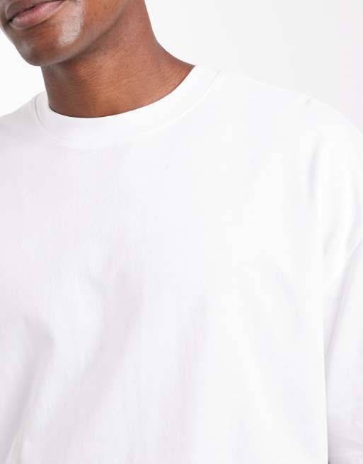 Camiseta blanca extragrande de tejido grueso de ASOS DESIGN , 5 de 5