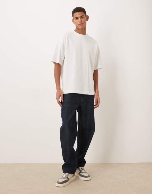 Camiseta blanca extragrande de tejido muy grueso de ASOS DESIGN Circular Design Collection, 2 de 5