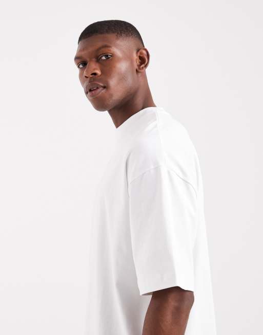 Camiseta blanca extragrande de tejido muy grueso de ASOS DESIGN , 4 de 5