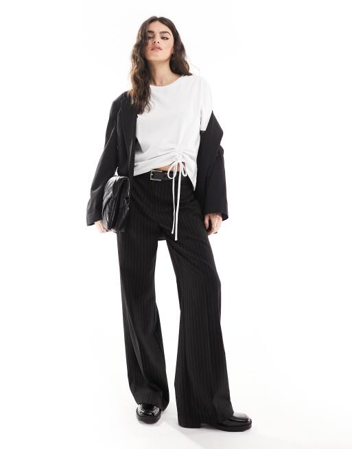Camiseta blanca fruncida Rallie de French Connection, 2 de 4