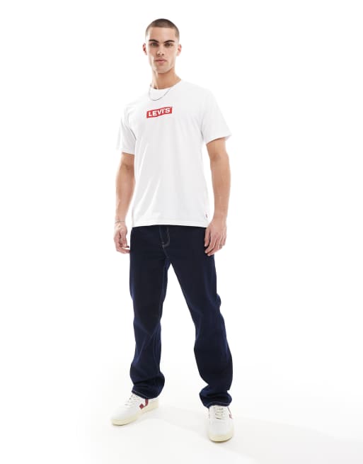 Camiseta blanca holgada con logo Boxtab de Levi's, 3 de 4