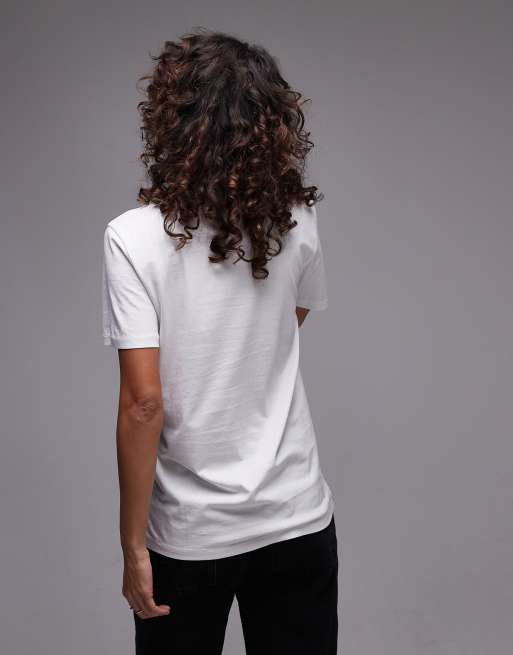Camiseta blanca My Perfect Tee de Selected, 4 de 4
