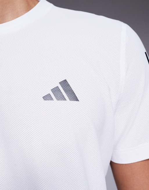 Camiseta blanca Own The Run de adidas Running, 5 de 5